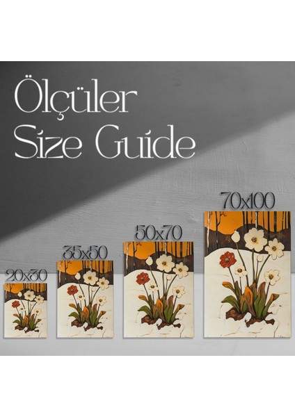 Kış Bahçesi Soyut Tablosu modelleri