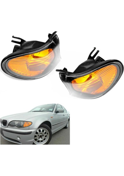 Amber Turn Signal Işık Köşesi Işık For-Bmw E46 3 Serisi 4-Door 2002-2005 Sağ (Yurt Dışından) fırsatları