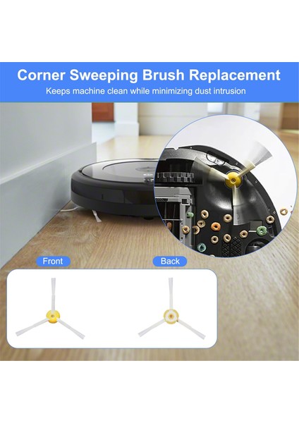 Irobot Roomba Için Yedek Parçalar 694 675 692 690 676 695 &amp; 500 Serisi 595 585 564 Vakum Robot Yan Fırça (Yurt Dışından) fırsatları