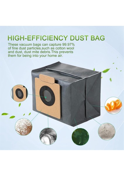 14 Paket Toz Torbaları Eufy Temiz X8/x8 PRO/X10 Pro Omni Robot Vakum Kendi Üzerinde Boş Istasyon, Vakum Aksesuarları Parçaları (Yurt Dışından) indirimleri