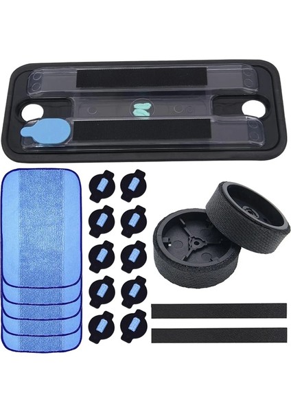 Tekerlek Lastik Mop Bezi Su Kapağı Irobot Braava 320 380 381 380T 390 390T Nane 4205 5200 5200C (Yurt Dışından)