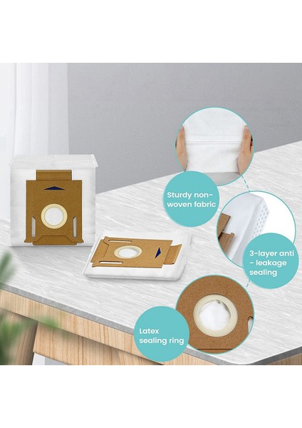 10 Ecovacs Deebot N8+ N8 Pro+ T8 T8+ T8 Aıvı T8 Aıvı+ T8 Max T9+ Yedek Toz Torbaları (Yurt Dışından) fiyatları