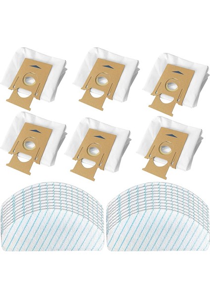 Cobos Süpürme Robotu Ozmot8 T9PRO T9AIVI Rag Toz Çantası Tek Kullanımlık Mop Pad Süpürücü Aksesuarları (Yurt Dışından) modelleri