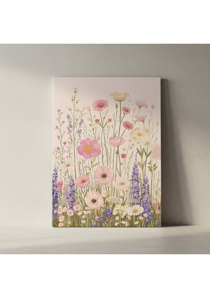 Pastel Çiçek Bahçesi Tablosu fiyatları