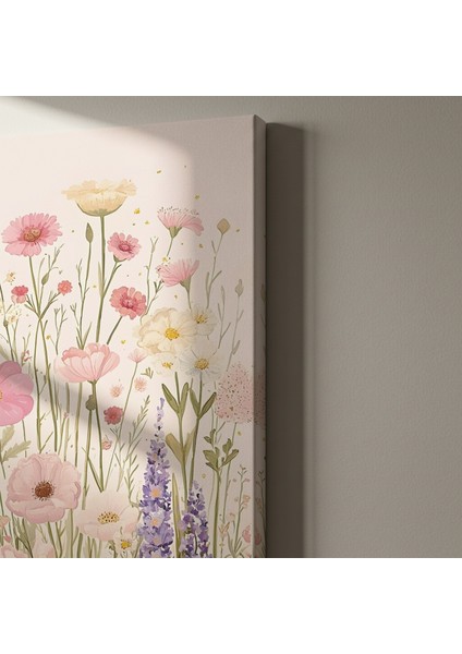 Pastel Çiçek Bahçesi Tablosu indirimleri