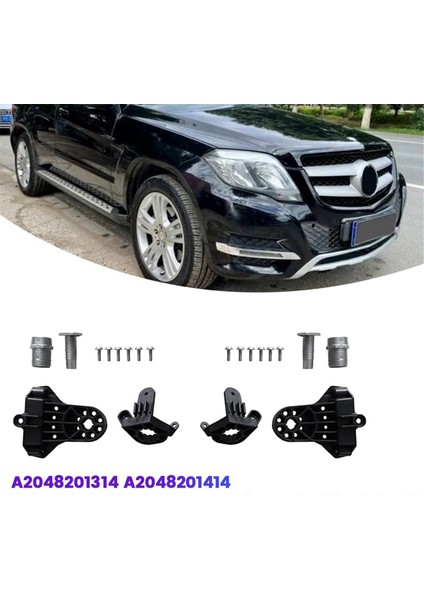 Ön Far Rs Braket Onarım Kitleri A2048201414 Mercedes-Benz Için Glk-Sınıf X204 13-2015 Kafa Işık Lambası Sabit Pençe, B (Yurt Dışından) indirimleri