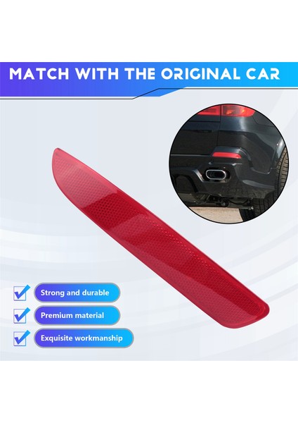 Araba Arka Tampon Işığı Reflektör Işık Uyarı Kuyruk Işığı Bmw X5 E70 2007 2008 2009 63217158949 63217158950 (Yurt Dışından) indirimleri