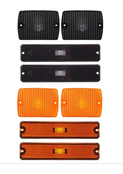 Araba Ön Tampon Yan Işaretçi Işık Kapağı 56001378 56001424 Jeep Wrangler Yj 1987-1995 Dönüş Sinyali Işık Kapağı Sarı (Yurt Dışından) modelleri