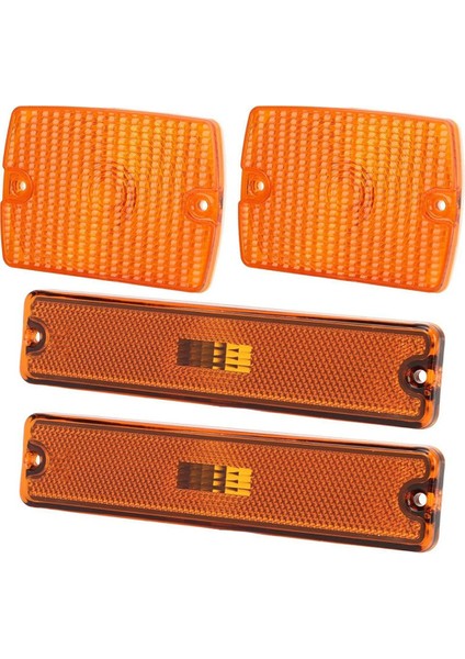 Araba Ön Tampon Yan Işaretçi Işık Kapağı 56001378 56001424 Jeep Wrangler Yj 1987-1995 Dönüş Sinyali Işık Kapağı Sarı (Yurt Dışından) fırsatları