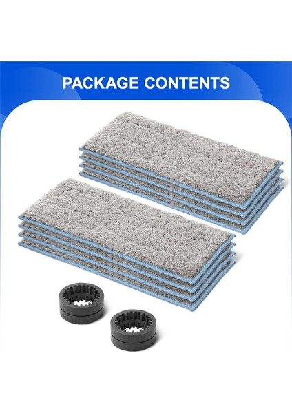 Irobot Braava Jet M6 (6110) (6012) (6112) (6113) Ultimate Robot Mop Için Islak Paspas ve Yedek Tekerlek Lastikleri (Yurt Dışından) fırsatları