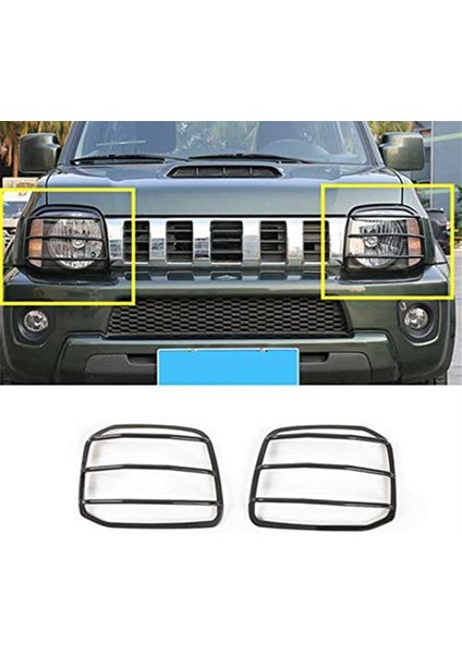 Araba Far Koruyucu Kapak Kafa Işık Koruma Kapağı Araç Kafa Lambası Trim Suzuki Jimny 2007-2017 (Yurt Dışından) fiyatları