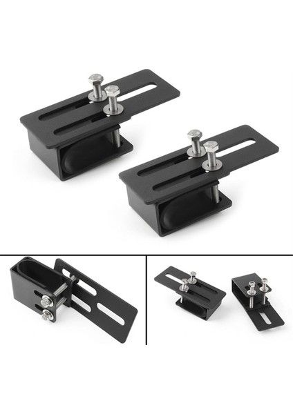 2pc Evrensel LED Işık Çubuğu Çatı Rafı Montaj Braketi Suv&#39;lar ve Off-Road Araçları Için-Drıll Montajı (Yurt Dışından) modelleri