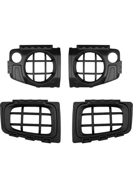 Suzuki Jimny Için JB64 JB74 2019-2024 Araba Ön Sis Light Far Far Lambası Koruma Koruma Kapağı Trim Dış Aksesuarlar (Yurt Dışından)