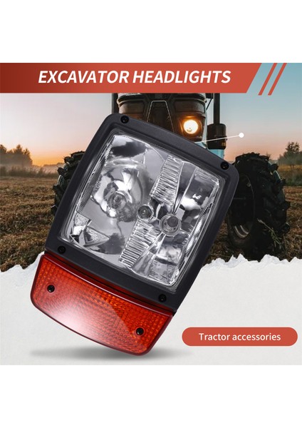 24V Excavator Jcb Ön LED Farlar Turn Sinyal Lambası Göstergesi Traktör Telehandler Yükleyici Forklift B Için Işık (Yurt Dışından) fırsatları