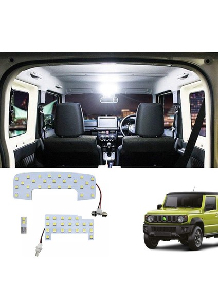 LED Araba Çatı Iç Işık Okuma Kabin Haritası Lamba Ampul Seti Suzuki Jimny JB64W JB74W 2019 2020 2021 (Yurt Dışından) fiyatları
