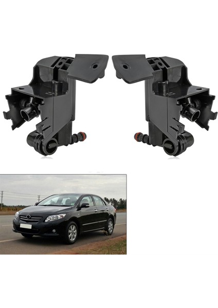 2pcs Ön Tampon Far Yıkayıcı Nozul Kafa Işık Temizleme Su Sprey Jet Toyota Corolla E15 06-10 85208-02040 (Yurt Dışından) fiyatları