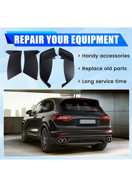 4pcs Araba Kuyruğu Işığı Koruma Kapak Plakası Porsche Cayenne 92A 2011-17 95863126100 95863126200 95863126500 95863126600 (Yurt Dışından) fırsatları