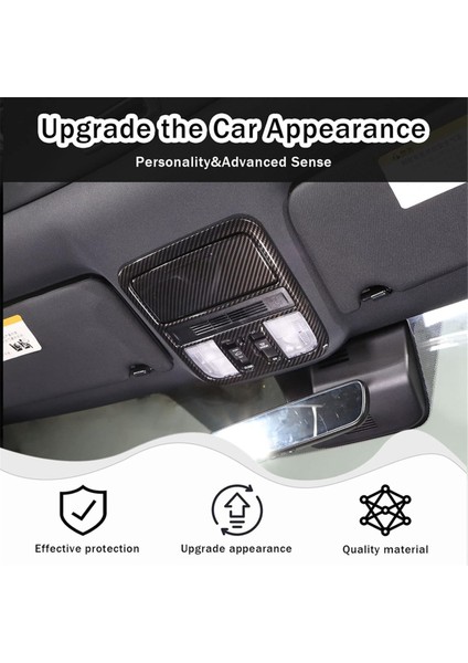 Honda Pilot 2019-2022 Aksesuarlar Için Ön Okuma Işık Paneli Kapak Trim Kiti Abs Karbon Fiber (Yurt Dışından) modelleri