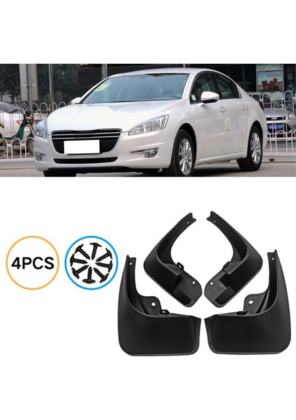 4pcs Araba Çamurluk Çamur Fleps Peugeot Için Çamur Koruma Çamurluğu 508 2011-2018 Araba Aksesuarları (Yurt Dışından) fiyatları
