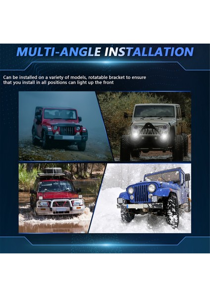 4 Inç Kare LED Iş Işığı, 2pcs 90W Sel Lambası Offroad Ağır Ekipman Araçları Kamyon Traktör Arabası Tekne Atv Utv (Yurt Dışından) modelleri