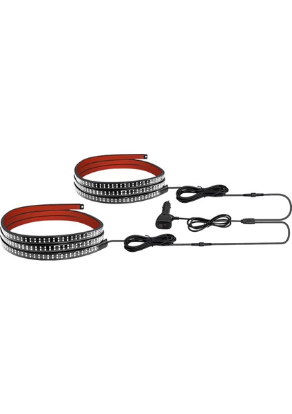 60 Inç Bagaj Kapağı Flaş Işıkları Şerit LED Kuyruk Işık Çubuğu Uyarı Acil Durum Işıkları Pulluk Kamyonları Pikap Römork Kırmızı (Yurt Dışından) indirimleri