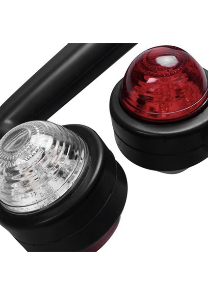 1 Çift Kamyon Römork Karavanı 12/24V LED Römork Bel Işığı Uyarı Işığı Volvo Kamyonlar Için Kırmızı ve Beyaz Işık Scania (Yurt Dışından) indirimleri