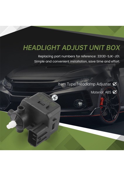 Honda Acura Rl 2005-2012 33130SJKJ01 33130-SJK-J01 Için Araba Far Ayar Birimi Kutusu (Yurt Dışından) fırsatları