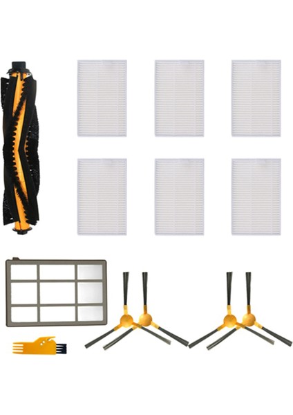 Ana Yan Fırça Liectroux C30B XR500 E30 Proscenic 800T 820S VT-5555 Vakum Süpürge Için Uyumlu Birincil Hepa Filtresi (Yurt Dışından)