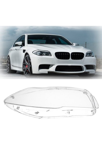 Bmw-5 Serisi F10 F18 520 523 525 535 530 2010-2014 Için Araba Ön Far Başı Işık Lambası Lens Kapağı (Yurt Dışından) fiyatları