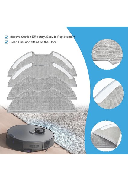 Eureka E10S NERE10S Için, Midea M9 Için, A8 A8 Obode Plus Robot Vakum Temizleyici Aksesuarları Ana Yan Fırça Filtreleri (Yurt Dışından) modelleri