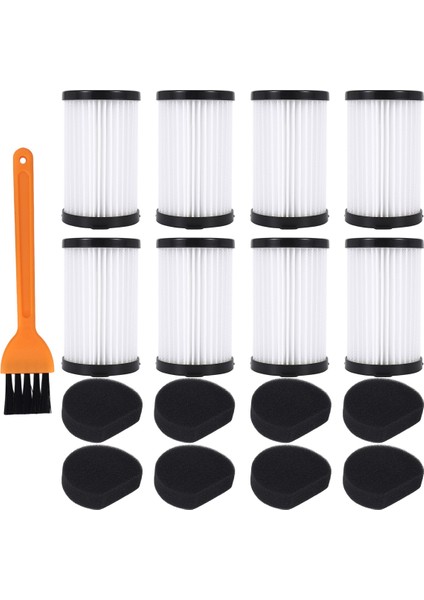 Moosoo D600 ve Arıete Handyforce Vakumları Için Yedek Filtreler Rbt 2761 Rbt 2759 8 Filtre Içerir + 8 Köpük Filtresi (Yurt Dışından) modelleri