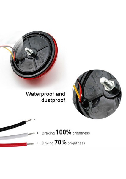 2x Araç LED Arka Tampon Lambası Reflektör Trage Fren Işığı Toyota Corolla 2007-2010 (Yurt Dışından) modelleri