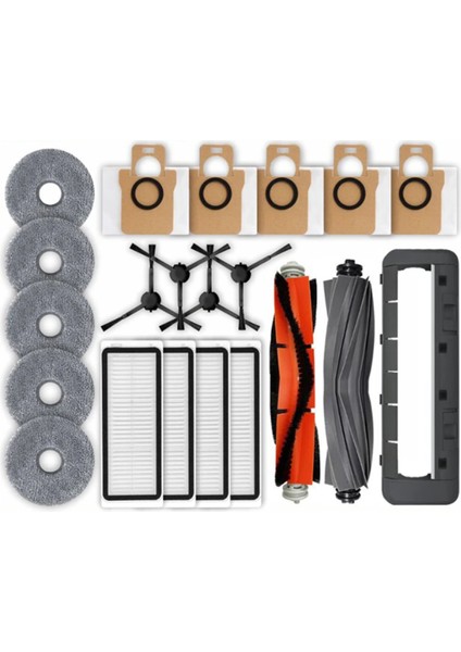 Dreame Bot L20 Ultra / X20 Pro Robot Vakum Yedek Parçaları Ana Yan Fırça Hepa Filtre Mop Toz Çantası (Yurt Dışından) fiyatları