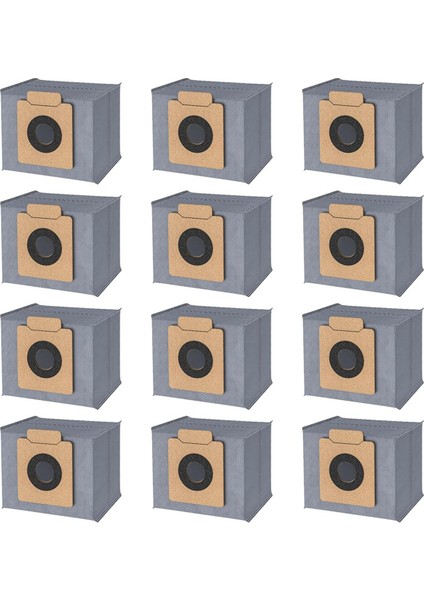 12 Paket Yedek Toz Çantası Eufy Clean X8 Pro X10 Pro Omni Robot Vakum Kendi Kendini Boş Omsul Istasyon Yanıt Çantaları (Yurt Dışından) fiyatları