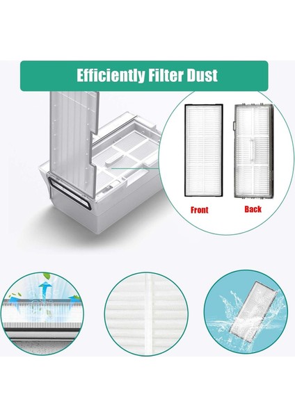 Xiaomi Roborock S8 S8 Plus S8+ S8 Pro Ultra Vakum Süpürge Hepa Filtre Mop Bez Tuz Torbası Yedek Parçaları (Yurt Dışından) fırsatları