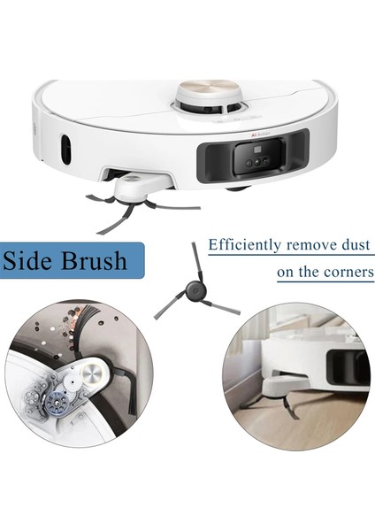 Dream Için Aksesuarlar X40 ULTRA/L40 ULTRA/X40 Ultra Tam, Yedek Kit Ana Fırça Filtreleri Yan Fırçalar Toz Torbaları (Yurt Dışından) modelleri