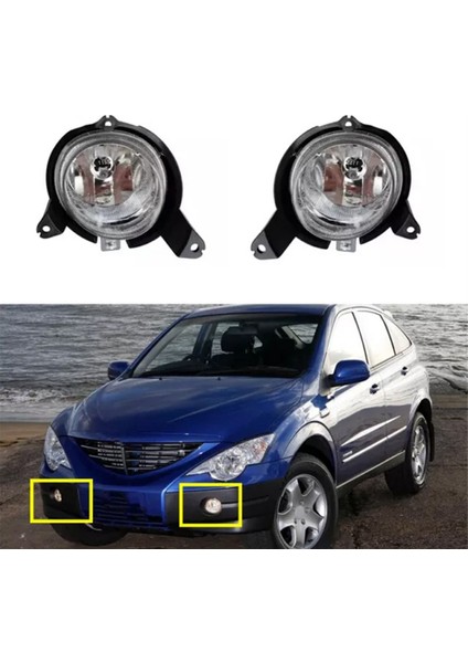 1 Pc Sol Ön Tampon Sis Işık Lambası Montajı Ssangyong Actyon 2006 2007-2011 8320121001 (Yurt Dışından) indirimleri