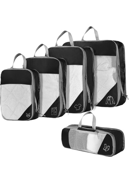 5 Adet Seyahat Depolama Organizatör Çantası (Yurt Dışından)