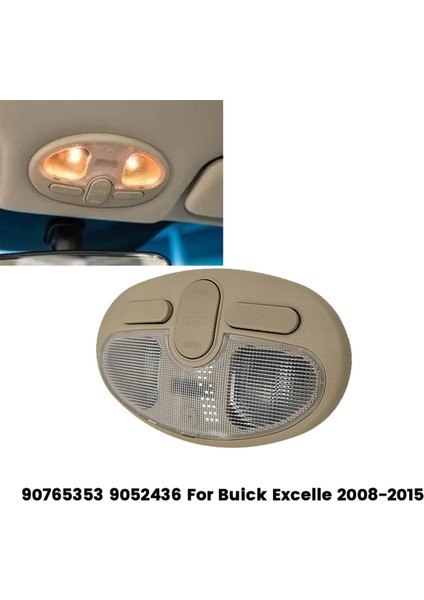 Araba Çatı Okuma Işık Tavan Lambası Switch 90765353 9052436 Buick Excelle 2008-2013 Ön Cam Kontrolü Işık Bej (Yurt Dışından) modelleri