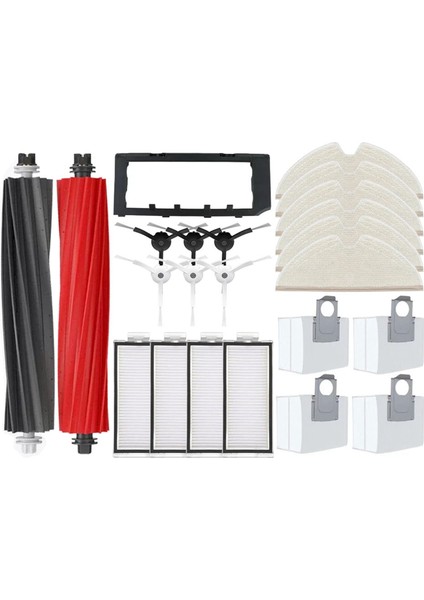Roborock Q8 Için Max Q8 Max+ Q5 Pro Q5 Pro+ Yedek Parçalar Aksesuarlar Ana Yan Fırça Hepa Filtre Mop Toz Çantası (Yurt Dışından)