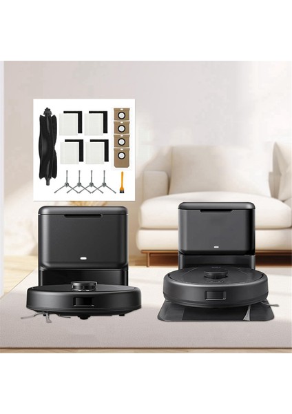 Eufy L60 &amp; 50 Serisi Robot Vakum Için Yedek Aksesuar Kiti, Ana Fırça, Yan Fırçalar, Filtreler, Toz Torbaları Içerir (Yurt Dışından) fırsatları
