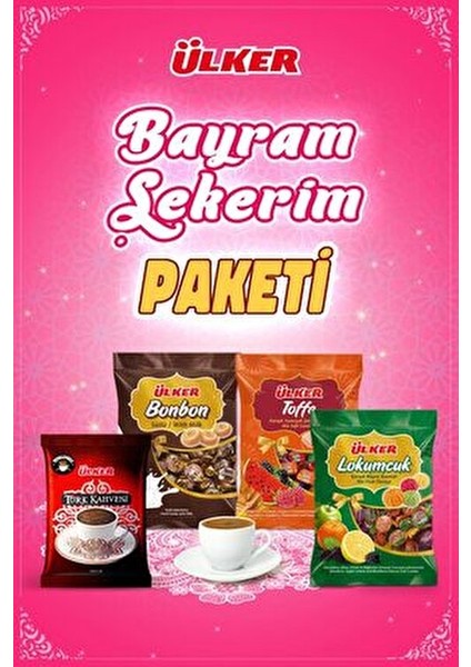 Karışık Meyve Aromalı Şekerleme Paketi 350 gr Sütlü Bonbon ve Lokumcuk modelleri