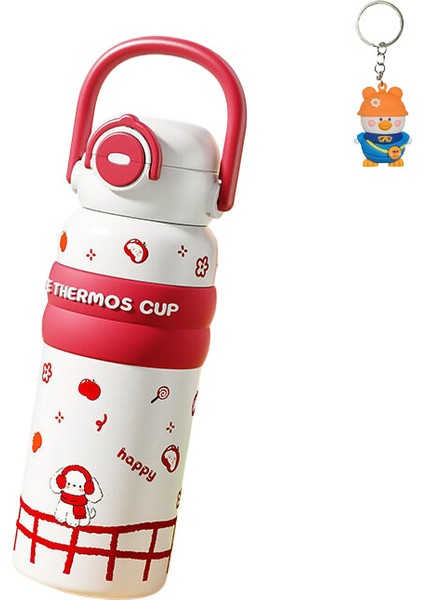 Çocuk Taşınabilir Pipetli Termos Bardak Öğrenci Sıcak Su Isıtıcısı Sıcak Su Isıtıcısı (Yurt Dışından)