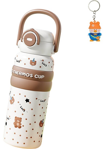 Çocuk Taşınabilir Pipetli Termos Bardak Öğrenci Sıcak Su Isıtıcısı Sıcak Su Isıtıcısı (Yurt Dışından)