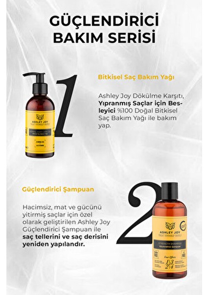 Bitkisel Saç Bakım Yağı Doğal İçeriklerle Yıpranmış Saçlar İçin 100 ml