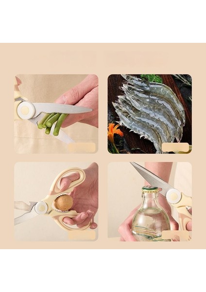 Çok Fonksiyonlu Mutfak Makası Paslanmaz Çelik 2'li Set (Yurt Dışından) modelleri