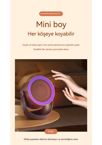 Yeni Kış Masaüstü Küçük Isıtıcı (Yurt Dışından) indirimleri