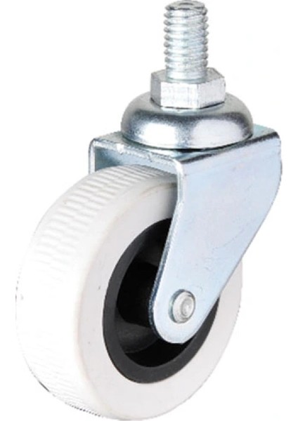 Hts 322 - 50X20 mm Gri Vidalı Teker 4 Adet