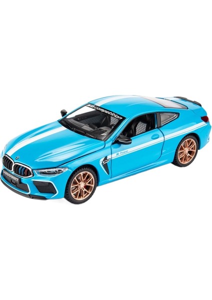 Bmw M8 Spor Araba Simülasyonu Alaşım Araba Modeli Süsleri Erkek Çocuk Hediyesi Çocuk Oyuncağı Kutu (Yurt Dışından)