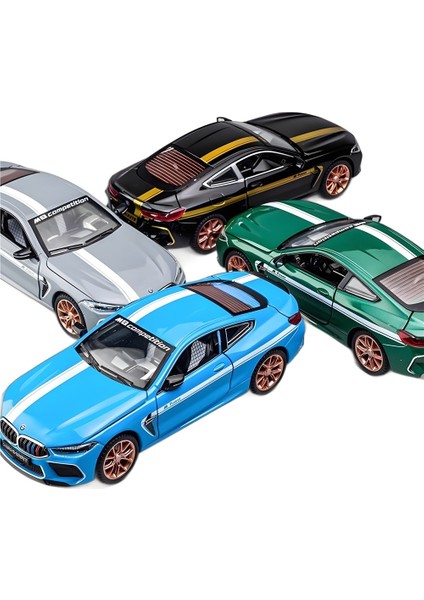 Bmw M8 Spor Araba Simülasyonu Alaşım Araba Modeli Süsleri Erkek Çocuk Hediyesi Çocuk Oyuncağı Kutu (Yurt Dışından) modelleri